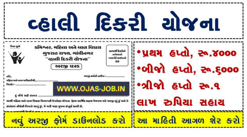 Vhali Dikri Yojana Gujarat 2021-22