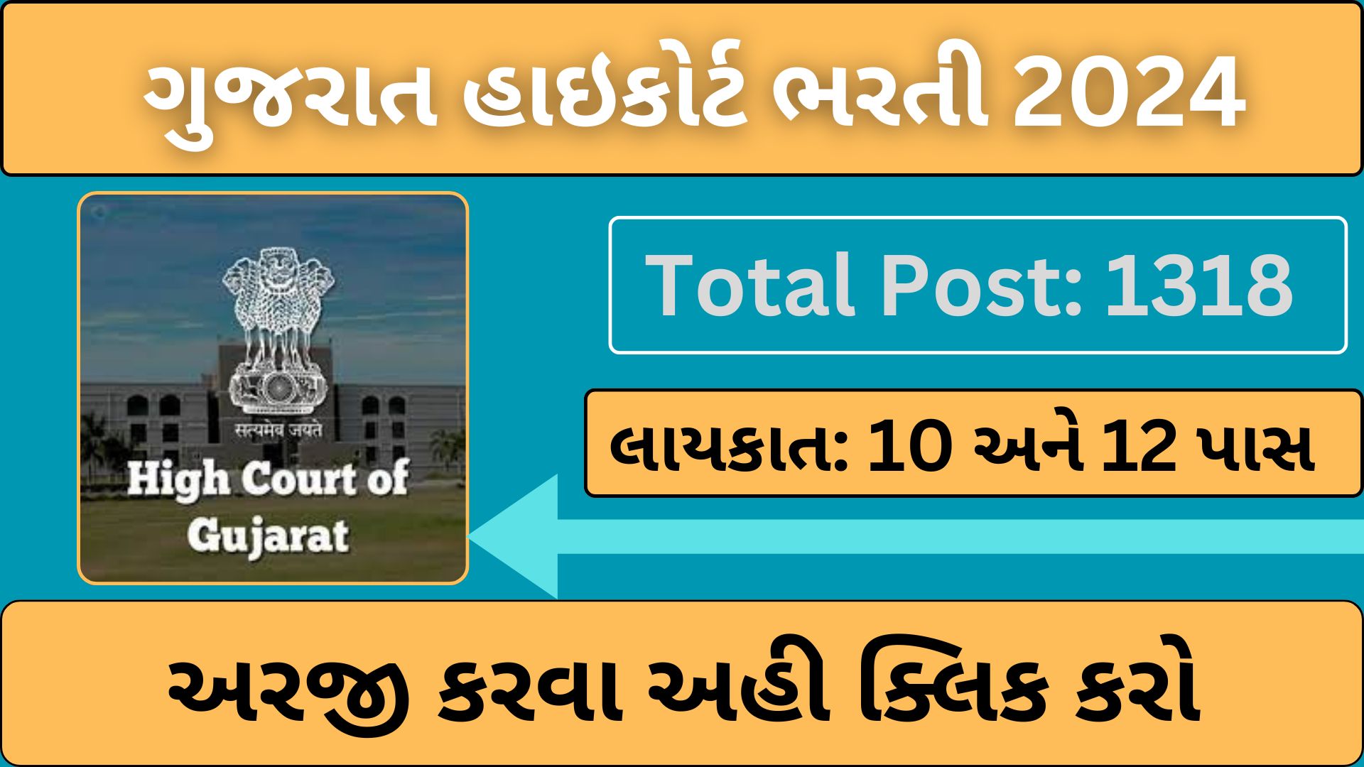 Gujarat High Court Recruitment 2024