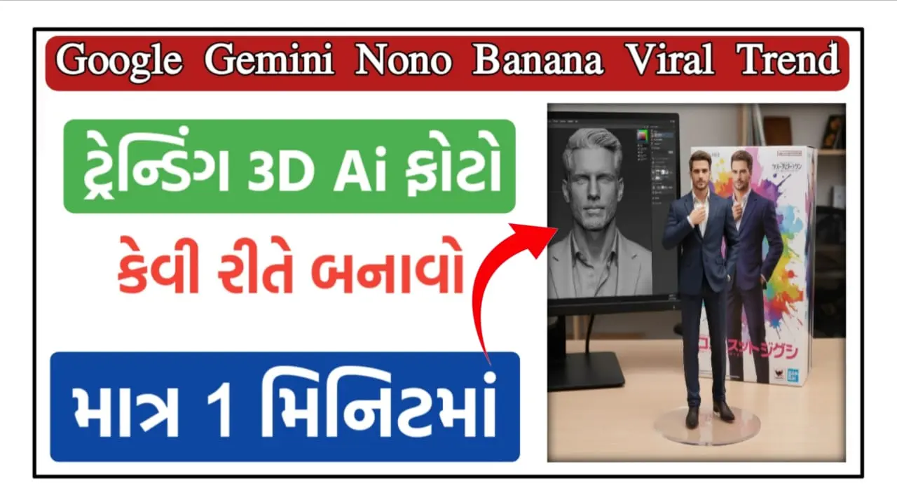Google Gemini Nano Banana Viral Trend 2025: 3D Photo Steps By Steps ...