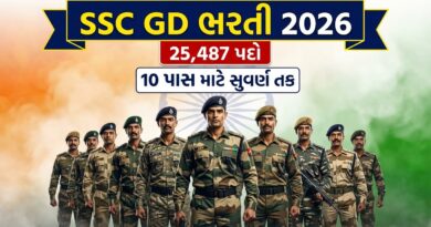 SSC GD Constable ભરતી 2026: 25,487 પદો માટે મોટી ભરતી | 10 પાસ માટે સુવર્ણ તક